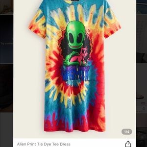 NEW* Alien Print TEE Dress